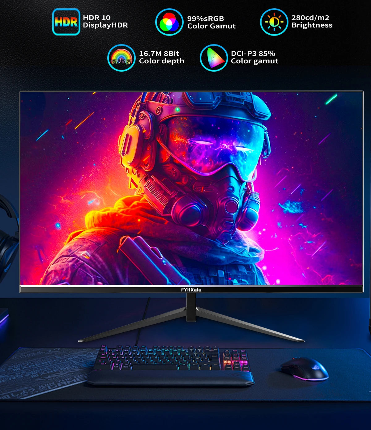 Écran Gaming 24" FHD 180Hz