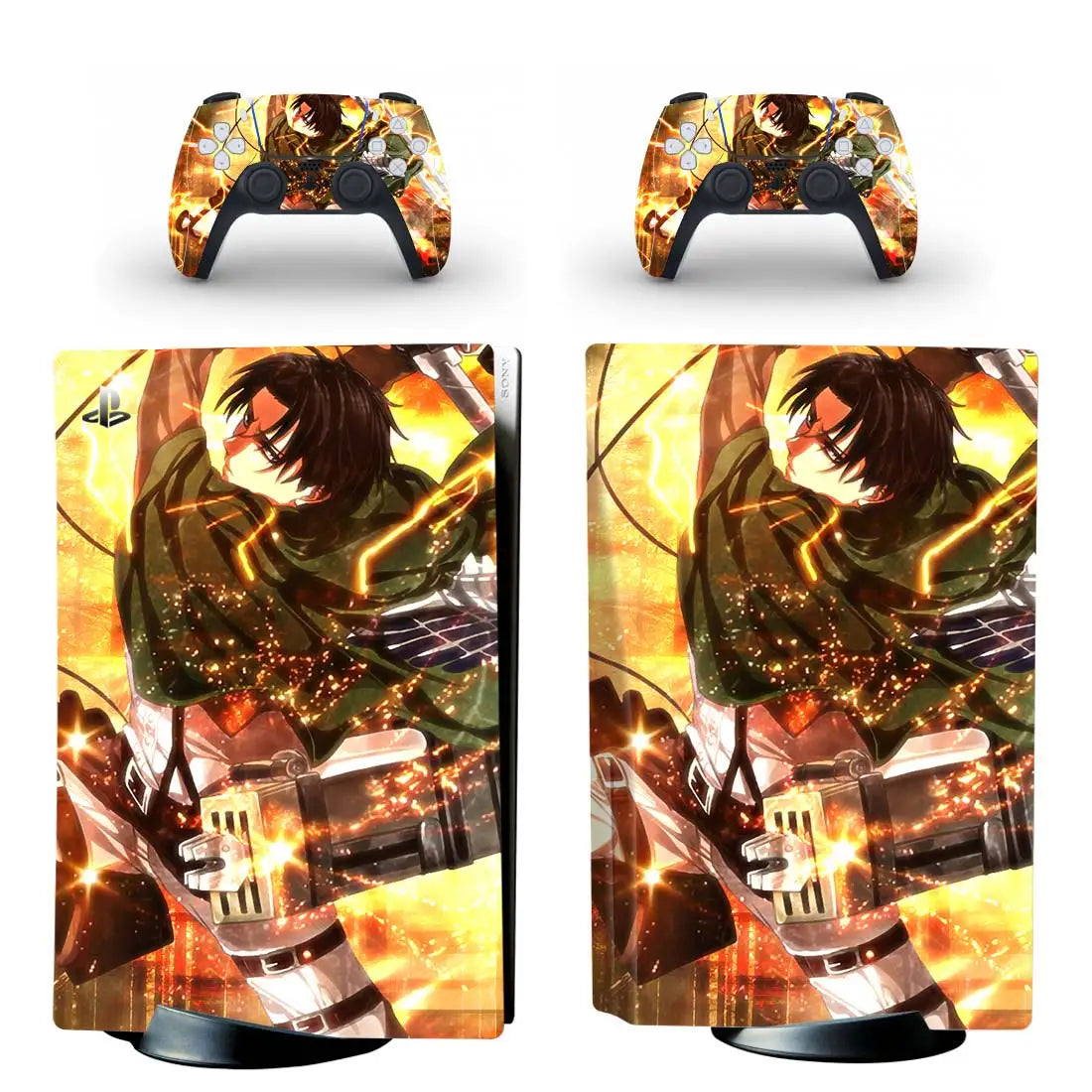 Cover Console et Manettes – Attaque des Titans