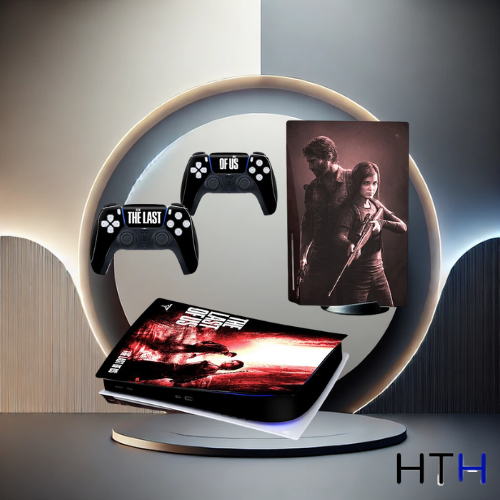 Cover PS5 et manettes – The Last of Us
