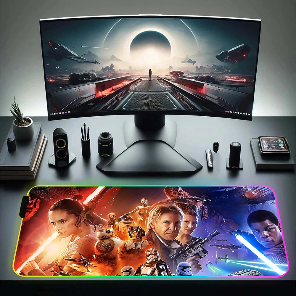 Tapis de souris gaming RGB – Star Wars