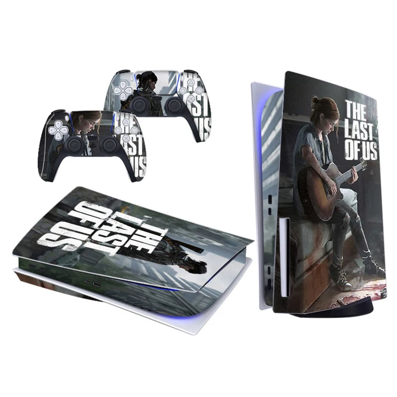 Cover PS5 et manettes – The Last of Us