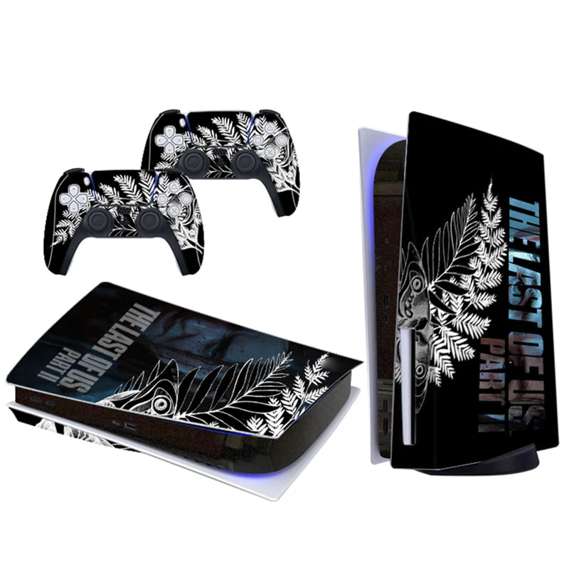 Cover PS5 et manettes – The Last of Us