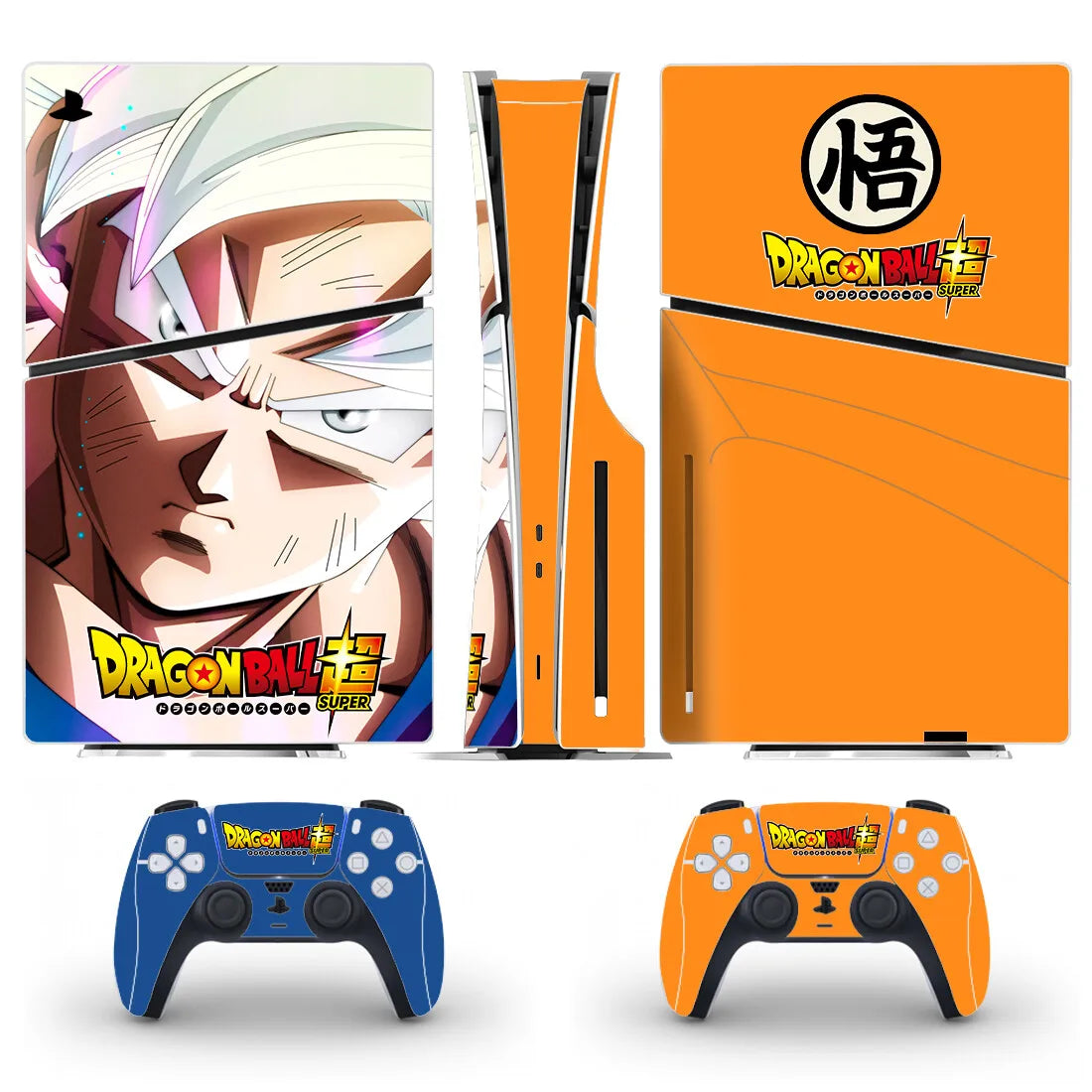 Cover PS5 Slim Console et Manettes – Goku et Vegeta