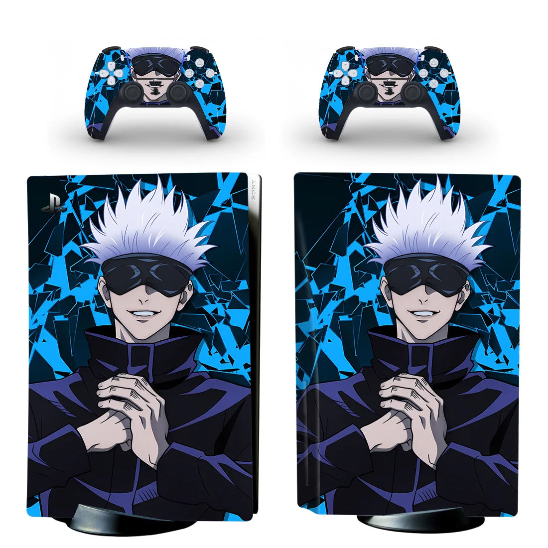 Cover PS5 et Manettes – Gojo Jujutsu Kaisen