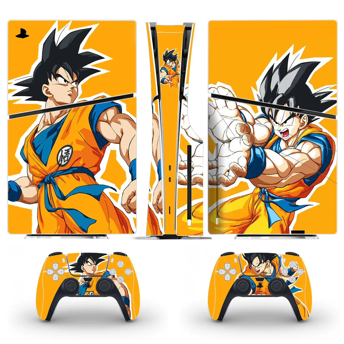 Cover PS5 Slim Console et Manettes – Goku et Vegeta