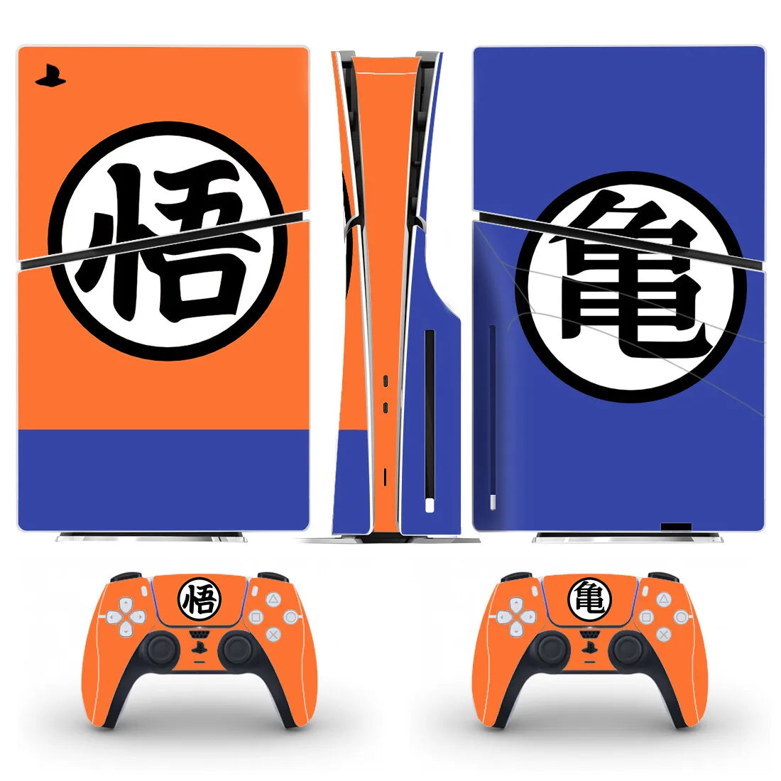 Cover PS5 Slim Console et Manettes – Goku et Vegeta
