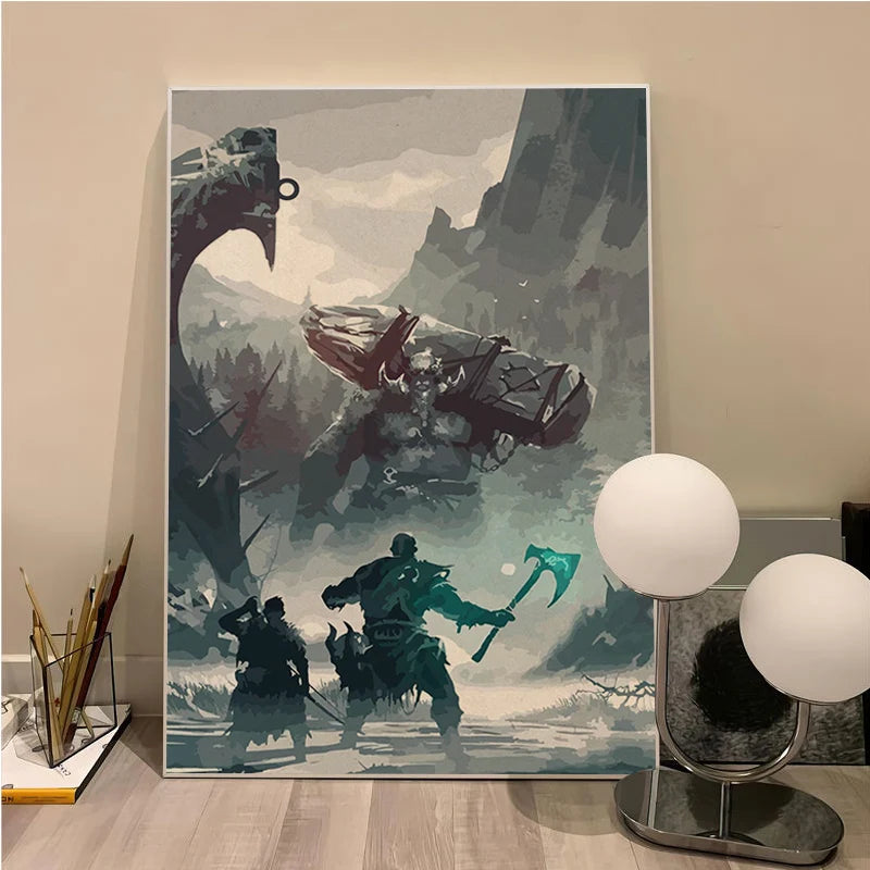 Affiche God of War en Kraft
