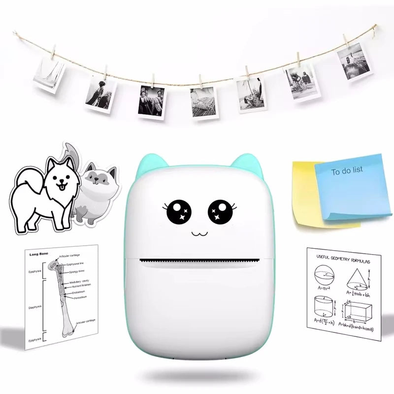 Imprimante Photo Bluetooth Noir et Blanc