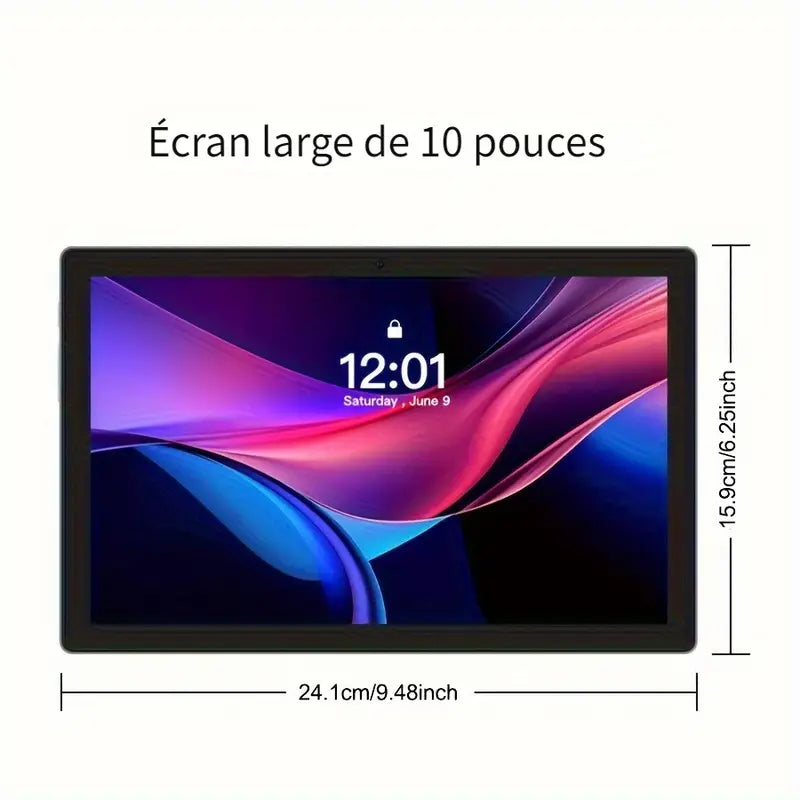 Tablette Android 12 RAM 10.1"