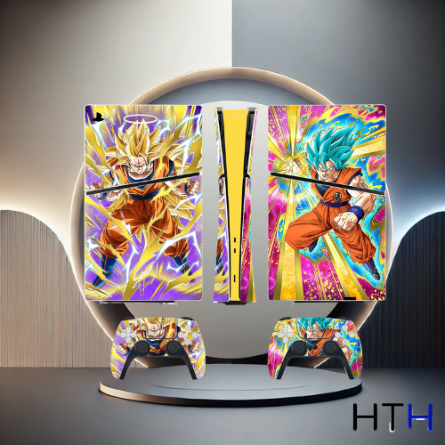 Cover PS5 Slim et Manettes – Goku