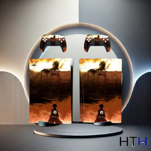 Cover Console et Manettes – Attaque des Titans