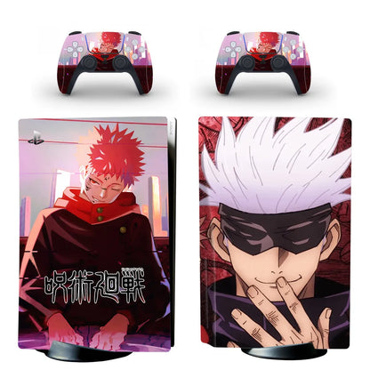 Cover PS5 et Manettes – Gojo Jujutsu Kaisen