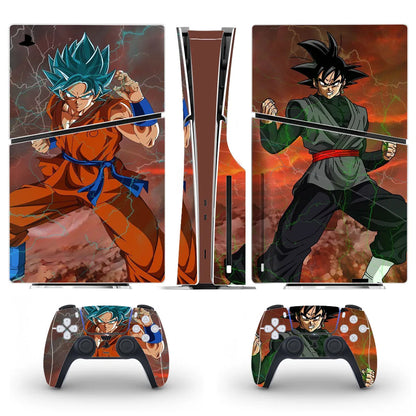 Cover PS5 Slim Console et Manettes – Goku et Vegeta