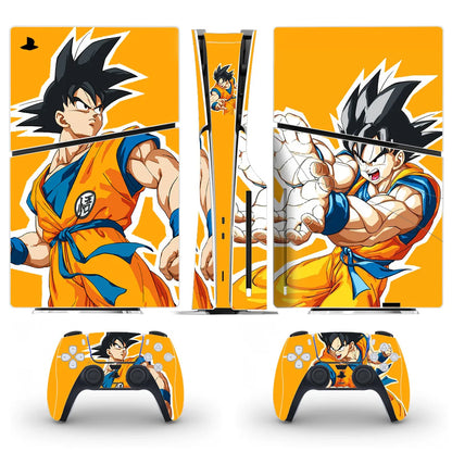 Cover PS5 Slim Console et Manettes – Goku et Vegeta