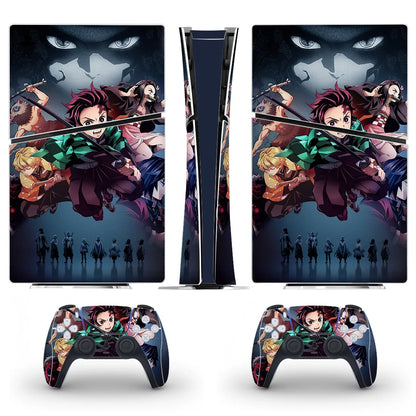 Cover PS5 Slim Console et Manettes – Demon Slayer
