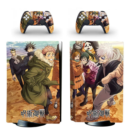 Cover PS5 et Manettes – Gojo Jujutsu Kaisen