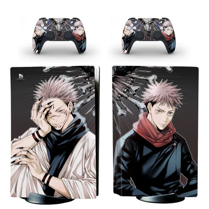 Cover PS5 et Manettes – Gojo Jujutsu Kaisen